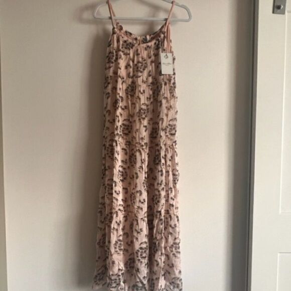 NWT Elena Baldi silk blend tiered maxi dress retail $128 - Picture 4 of 7